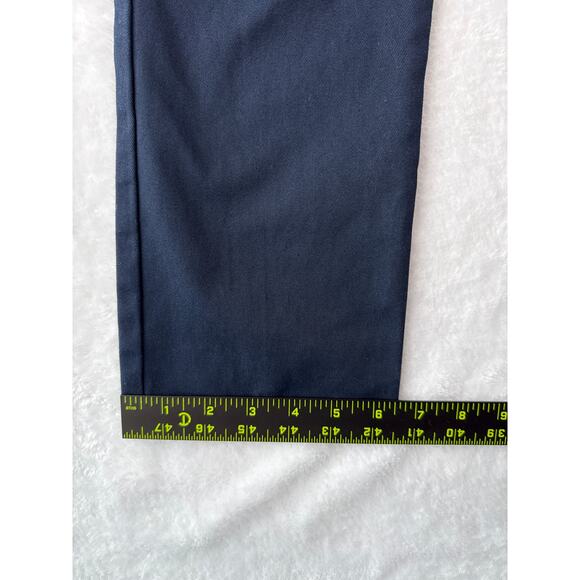 French Toast Adjustable Waist School Uniform Pants Size 10 Slim Navy Blue Chino - Picture 6 of 7